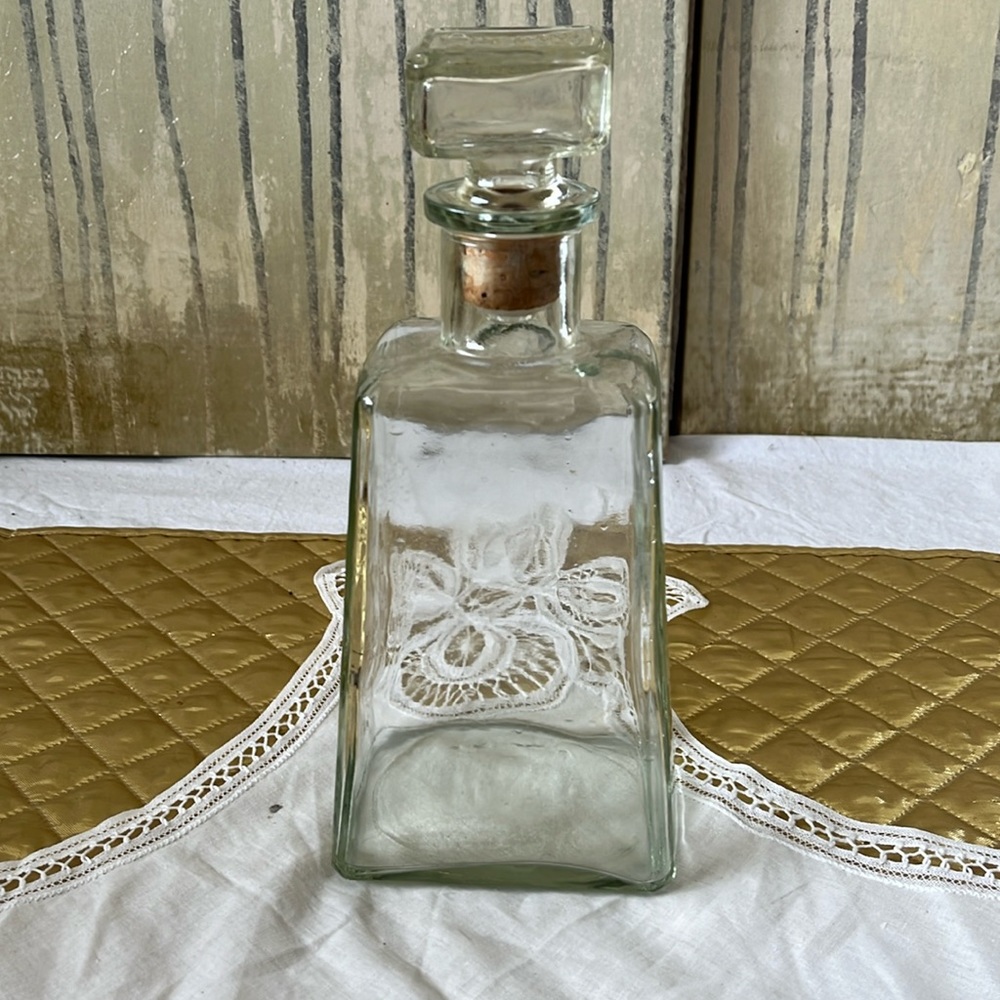 Vintage liquor bottle